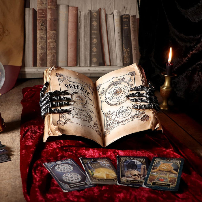 Nemesis Now Psychic Compendium Palmists Grimoire Figurine