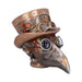 Steampunk Beaky Automaton Apothecary Plague Doctor Bust Figurine