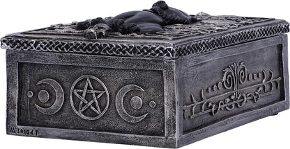 Nemesis Now Familiar Spell Black Cat Sigil Trinket Box 13.7cm