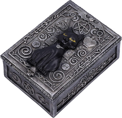 Nemesis Now Familiar Spell Black Cat Sigil Trinket Box 13.7cm