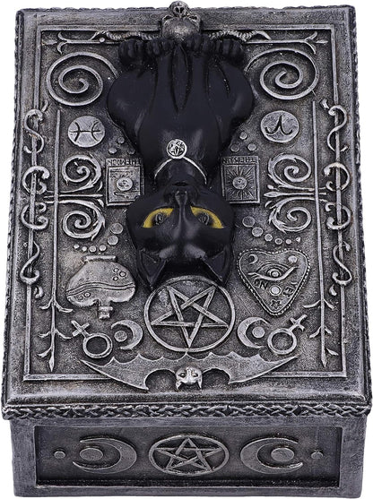 Nemesis Now Familiar Spell Black Cat Sigil Trinket Box 13.7cm