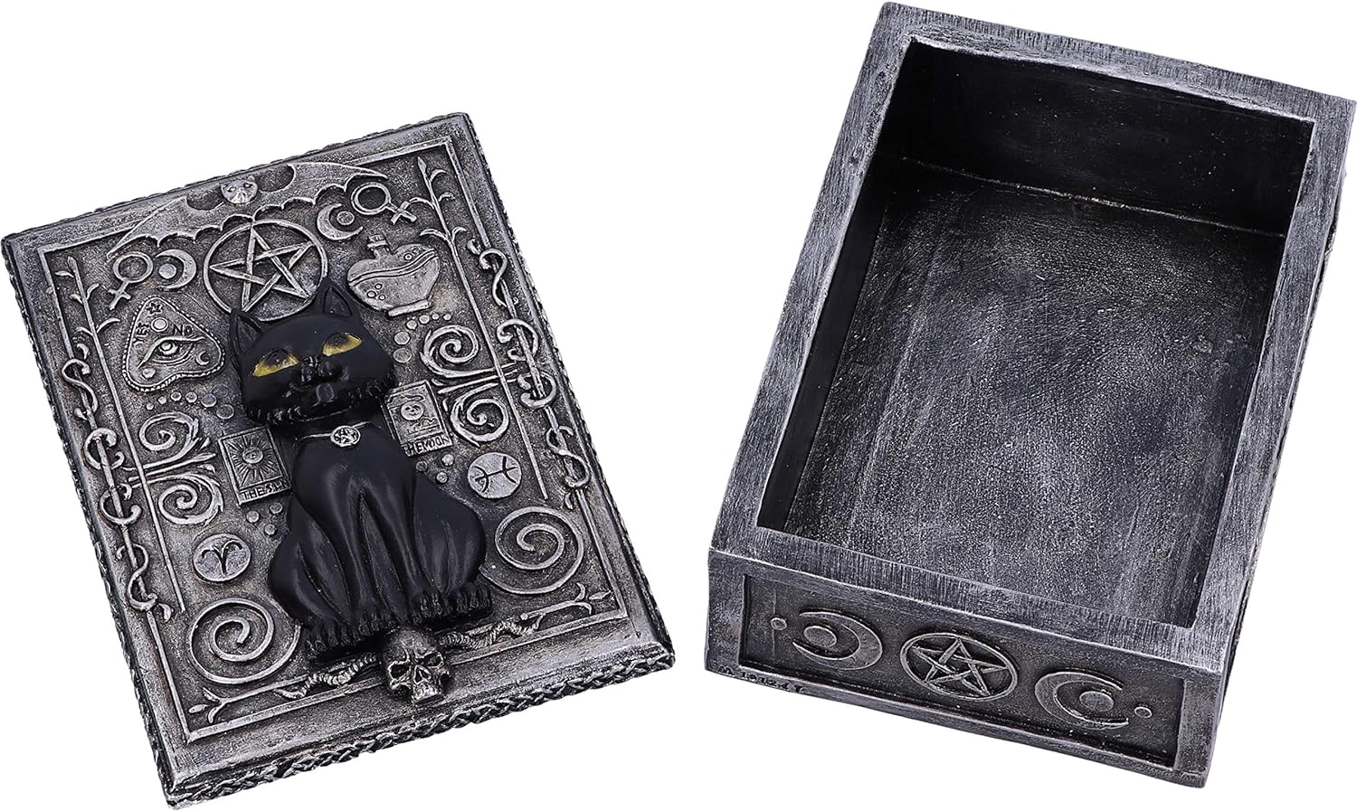 Nemesis Now Familiar Spell Black Cat Sigil Trinket Box 13.7cm