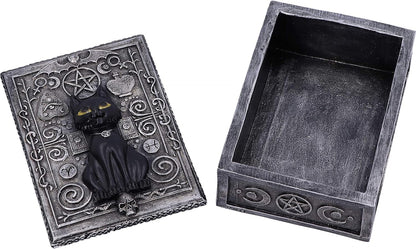Nemesis Now Familiar Spell Black Cat Sigil Trinket Box 13.7cm