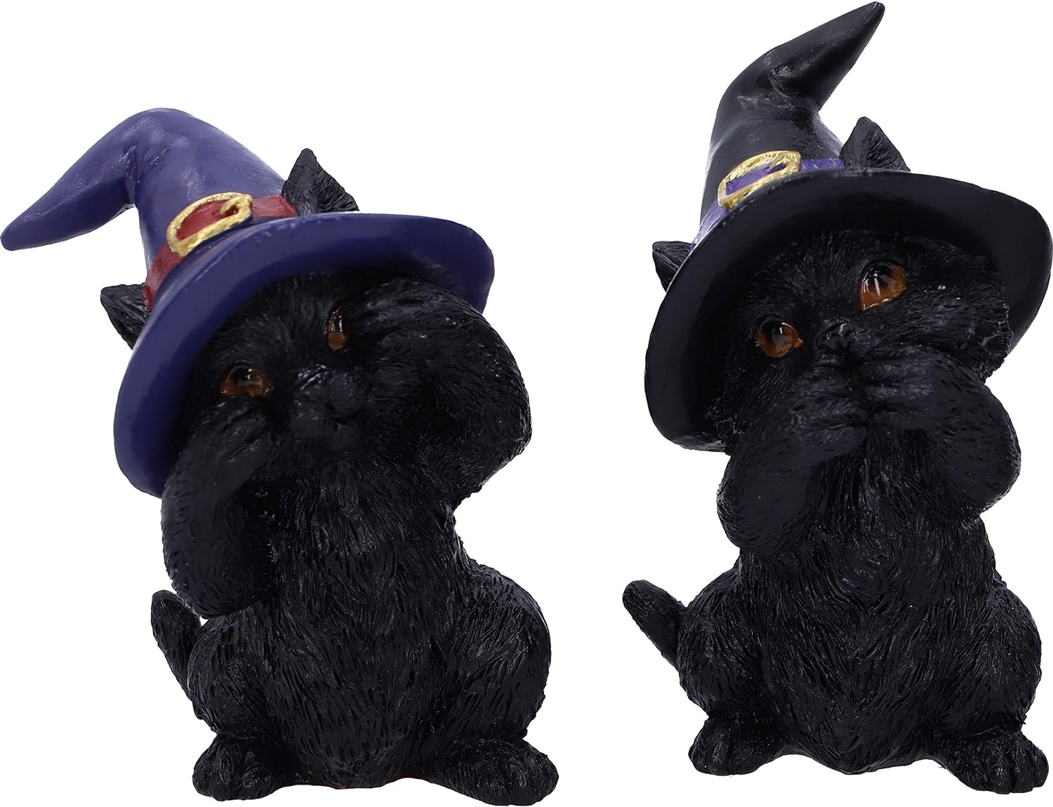 Nemesis Now Three Wise Familiars See No Hear No Speak No Evil Black Cats Figurine