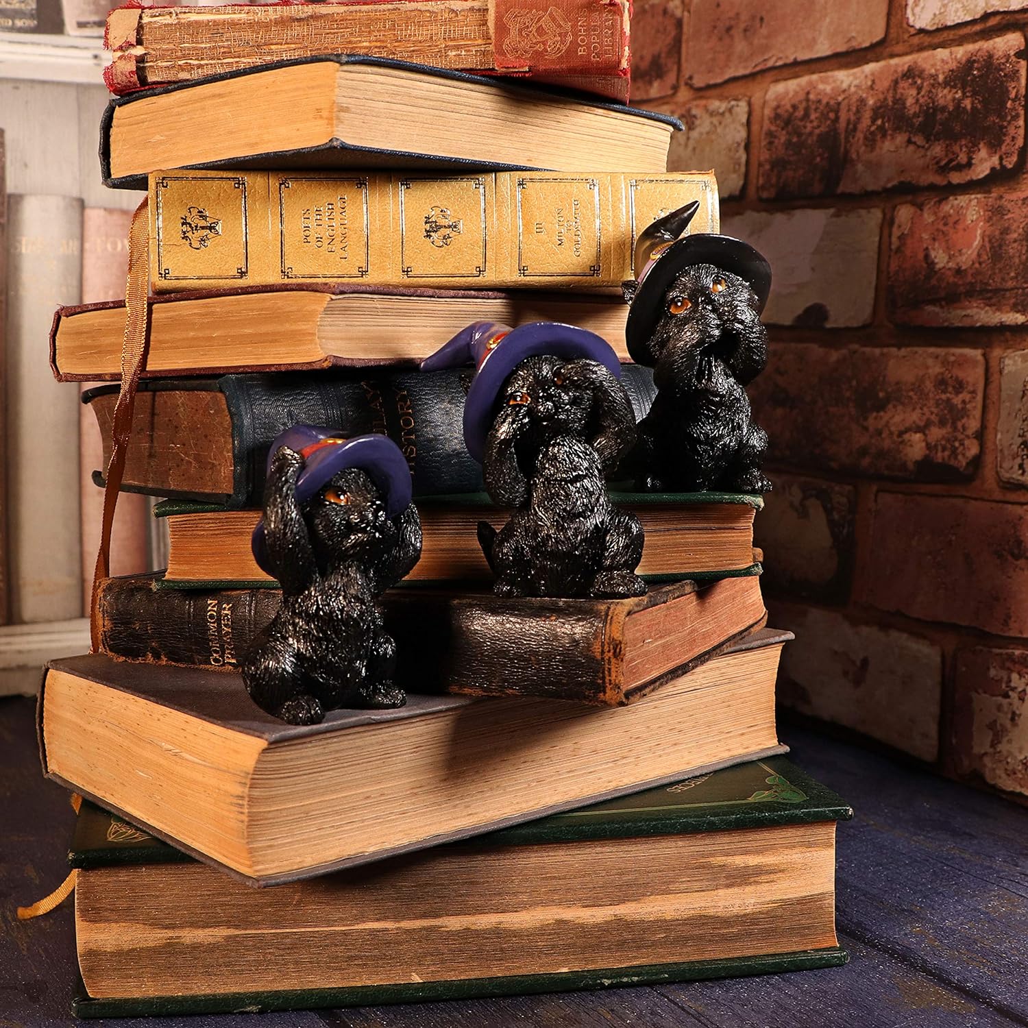 Nemesis Now Three Wise Familiars See No Hear No Speak No Evil Black Cats Figurine