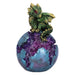 Nemesis Now Geode Guard Green Dragon Sphere Crystal Figurine,12.7cm