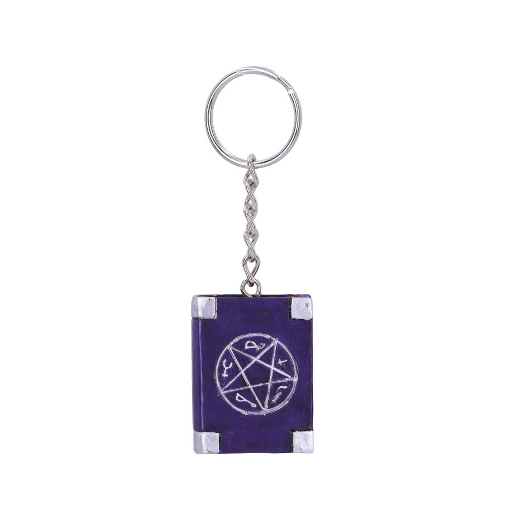 Pack Of 12 Witches Grimoire Book Of Spells Keyrings