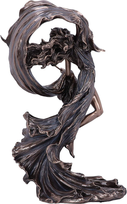 Nemesis Now Bronze Nyx Greek Goddess of the Night Starry Sky Figurine,27.5cm