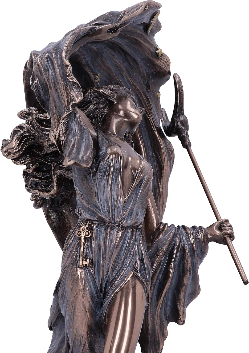 Nemesis Now Bronze Nyx Greek Goddess of the Night Starry Sky Figurine,27.5cm