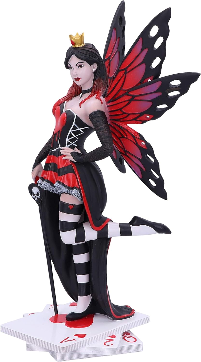 Nemesis Now Queen of Hearts Figurine, Red, 26cm