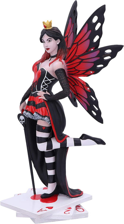 Nemesis Now Queen of Hearts Figurine, Red, 26cm