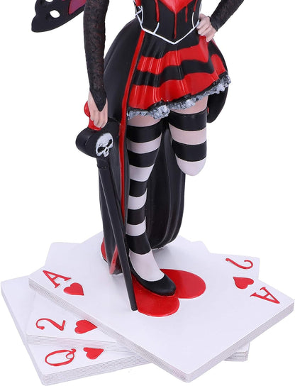 Nemesis Now Queen of Hearts Figurine, Red, 26cm