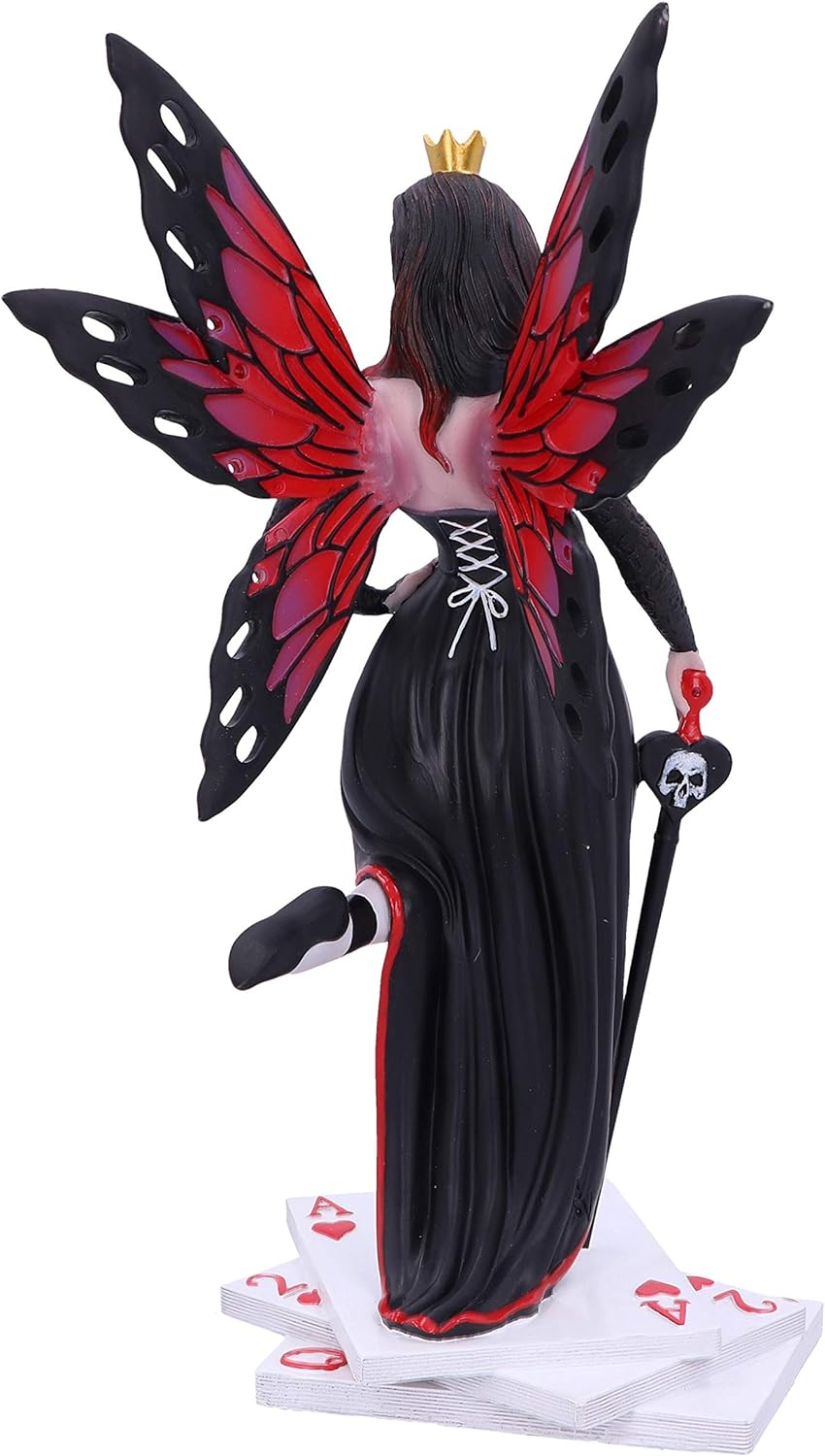 Nemesis Now Queen of Hearts Figurine, Red, 26cm