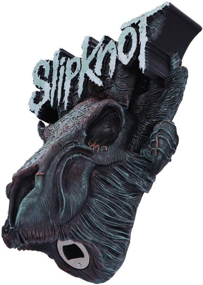 Nemesis Now Officially Licensed Slipknot Infected Goat Logo Wall Mounted Bottle Opener,Black,30cm