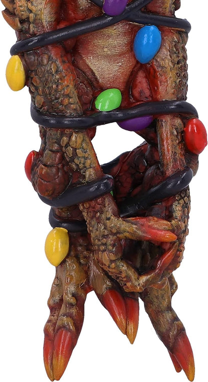 Nemesis Now Gremlins Mowhawk in Fairy Lights Hanging Festive Decorative Ornament, Brown, Christmas