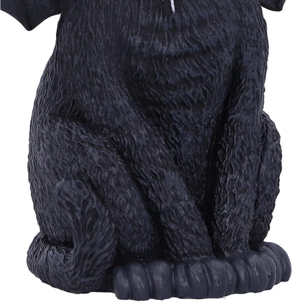 Nemesis Now Cult Cuties Malpuss Hanging Ornament 9.2cm, Resin, Black, Malpuss Winged Occult Cat Hanging Ornament, Bat Cat, Cast in the Finest Resin, Carefully Hand-Painted