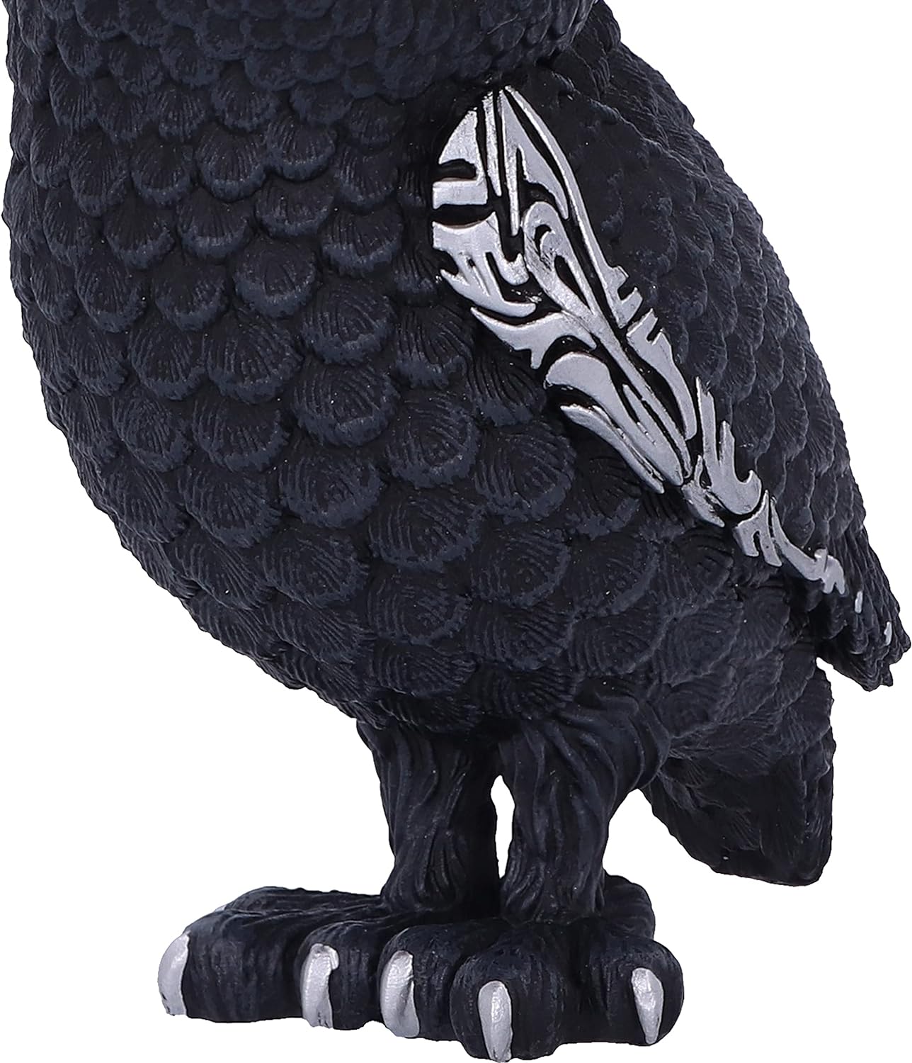 Nemesis Now Cult Cuties Owlocen Hanging Ornament 12cm, Resin, Black, Scarily Adorable Bewitching Cat Hanging Ornament, Witch Owl Hanging Ornament, Cast in the Finest Resin, Lovingly Hand-Painted