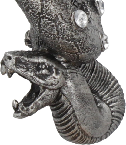 Nemesis Now Producto Oficial de Harry Potter Dark Mark Voldemort Colgante Festivo, Plata, 9,5 cm