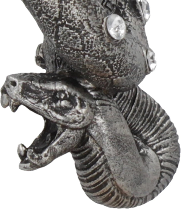 Nemesis Now Producto Oficial de Harry Potter Dark Mark Voldemort Colgante Festivo, Plata, 9,5 cm