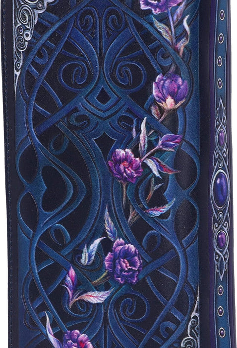 Nemesis Now Ravens Flight Black Wing Floral Embossed Purse Wallet, Polyurethane