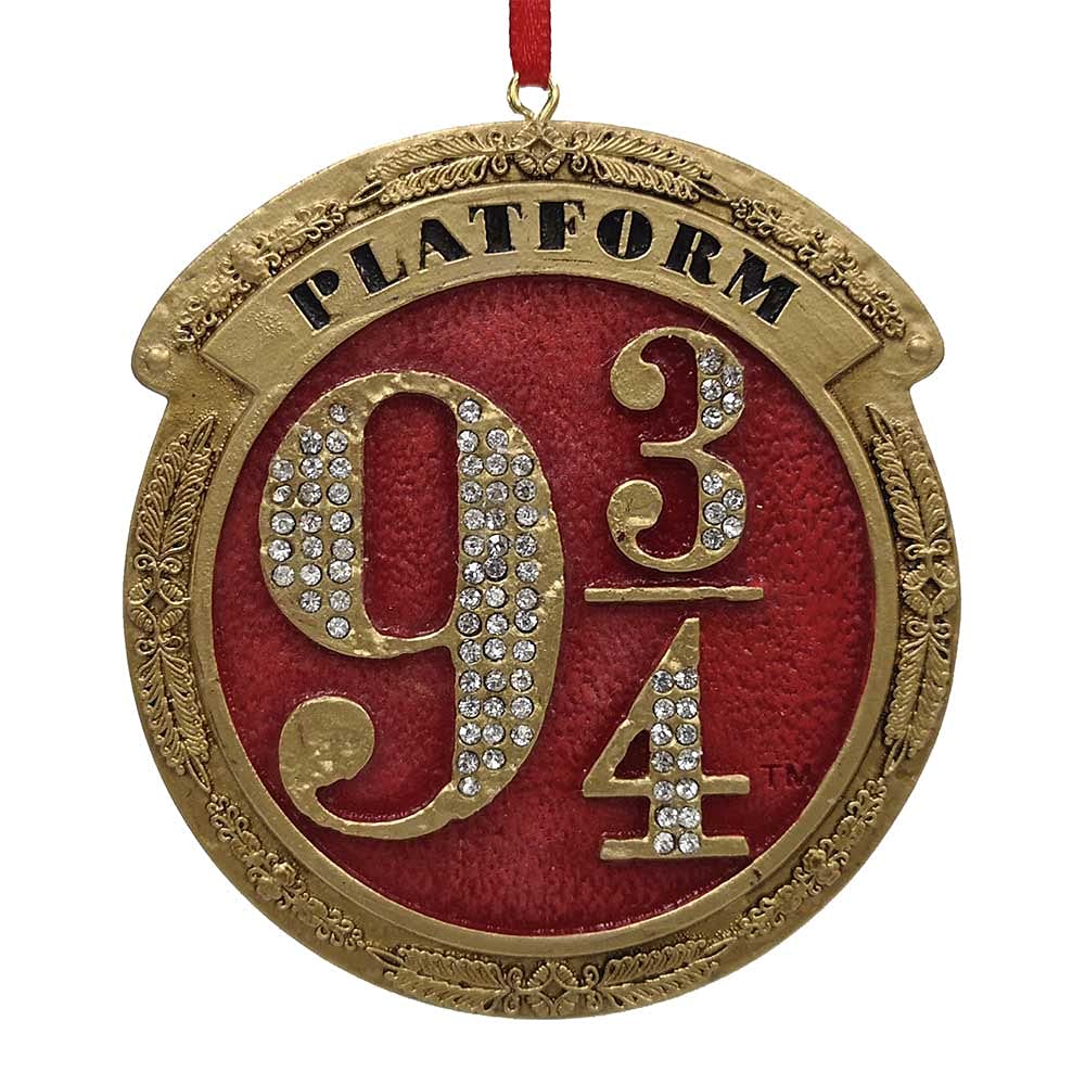 Nemesis Now Harry Potter Train Platform 9 3/4 - Adorno Decorativo para Colgar (8,2 cm) Color Rojo (B5677T1)