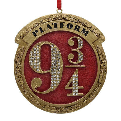 Nemesis Now Harry Potter Train Platform 9 3/4 - Adorno Decorativo para Colgar (8,2 cm) Color Rojo (B5677T1)