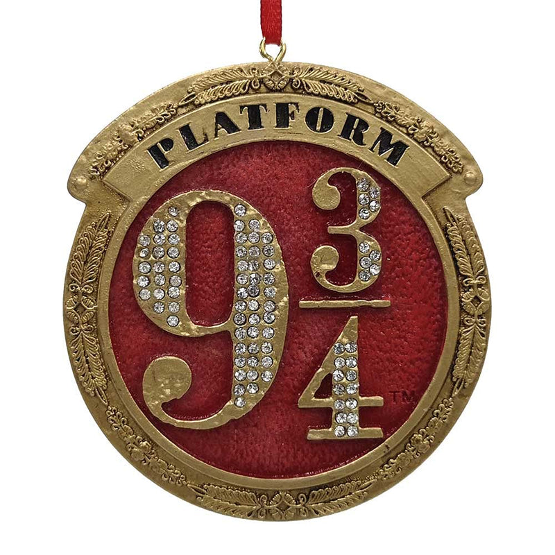 Nemesis Now Harry Potter Train Platform 9 3/4 - Adorno Decorativo para Colgar (8,2 cm) Color Rojo (B5677T1)