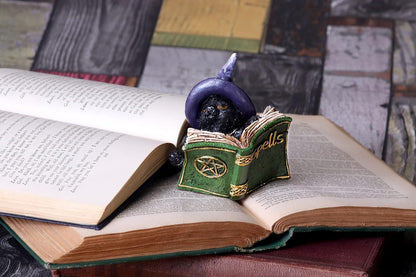 Nemesis Now Kitty's Grimoire (Green) 8.2cm