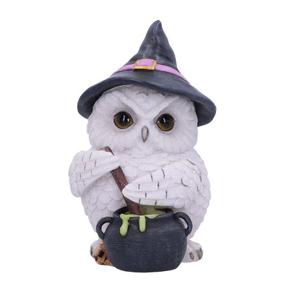 Nemesis Now Owl Potion Figurine 17.5cm, White