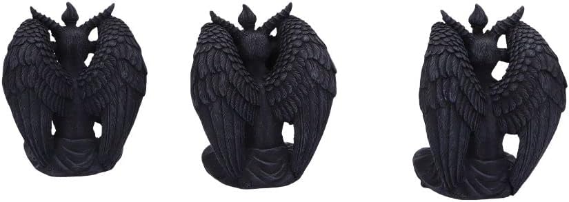 Nemesis Now Three Wise Baphomet 10.2cm, Black