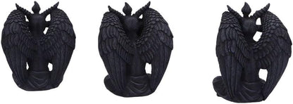 Nemesis Now Three Wise Baphomet 10.2cm, Black