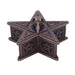 Nemesis Now Pentagram Raven Box - Caja (16,5 cm), color bronce