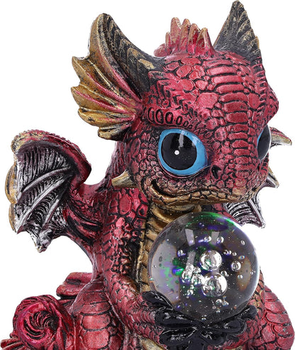 Nemesis Now Orb Glow 10.8cm, Red