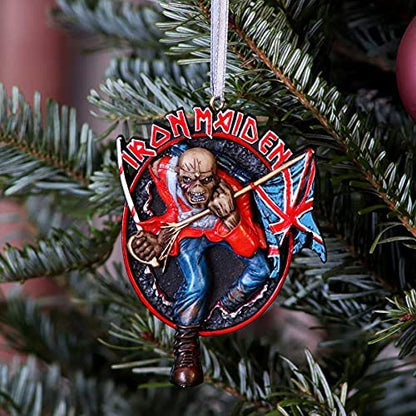 Nemesis Now Iron Maiden Trooper Christmas Decoration 8.5cm, Natural