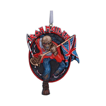 Nemesis Now Iron Maiden Trooper Christmas Decoration 8.5cm, Natural