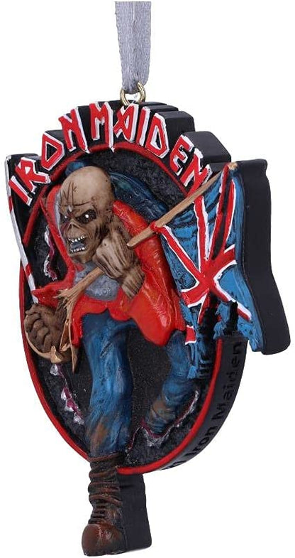 Nemesis Now Iron Maiden Trooper Christmas Decoration 8.5cm, Natural
