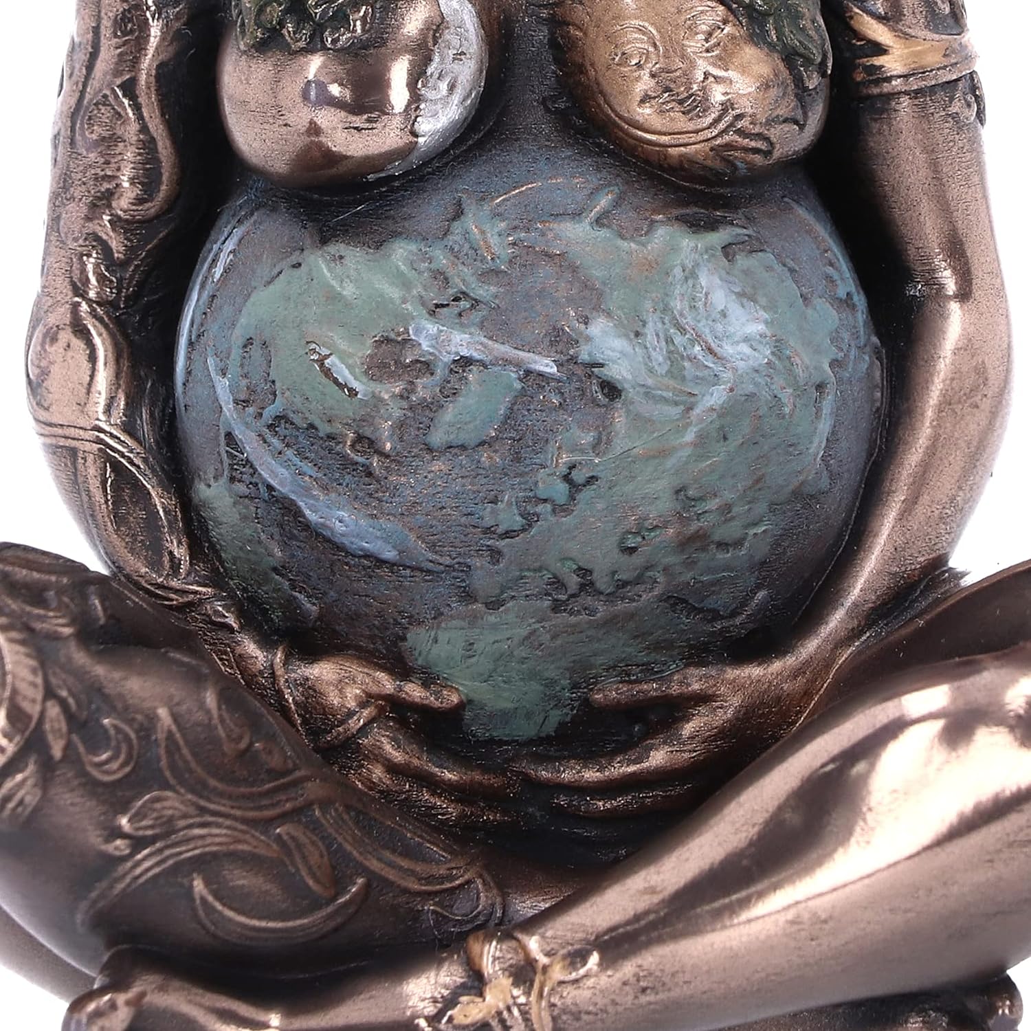 Nemesis Now Figura de Arte de la Madre Tierra (Mini) de 8,5 cm, Resina, Bronce