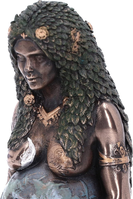 Nemesis Now Figura de Arte de la Madre Tierra (Mini) de 8,5 cm, Resina, Bronce