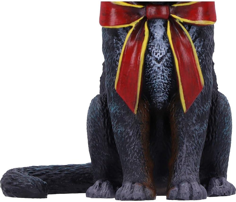 Nemesis Now Reindeer Cat Hanging Ornament (LP) 9cm, Black, Christmas
