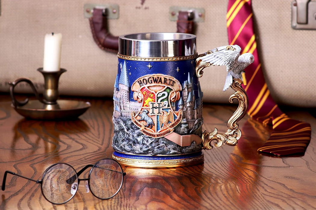 Nemesis Now Officially Licensed Harry Potter Hogwarts Collectible Tankard 15.5cm Blue
