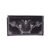 Nemesis Now Pawzuph Embossed Purse 18.5cm, PU Leather, Black, Horned Cat Purse, Stylish and Practical, Multiple Slots for Cash and Cards