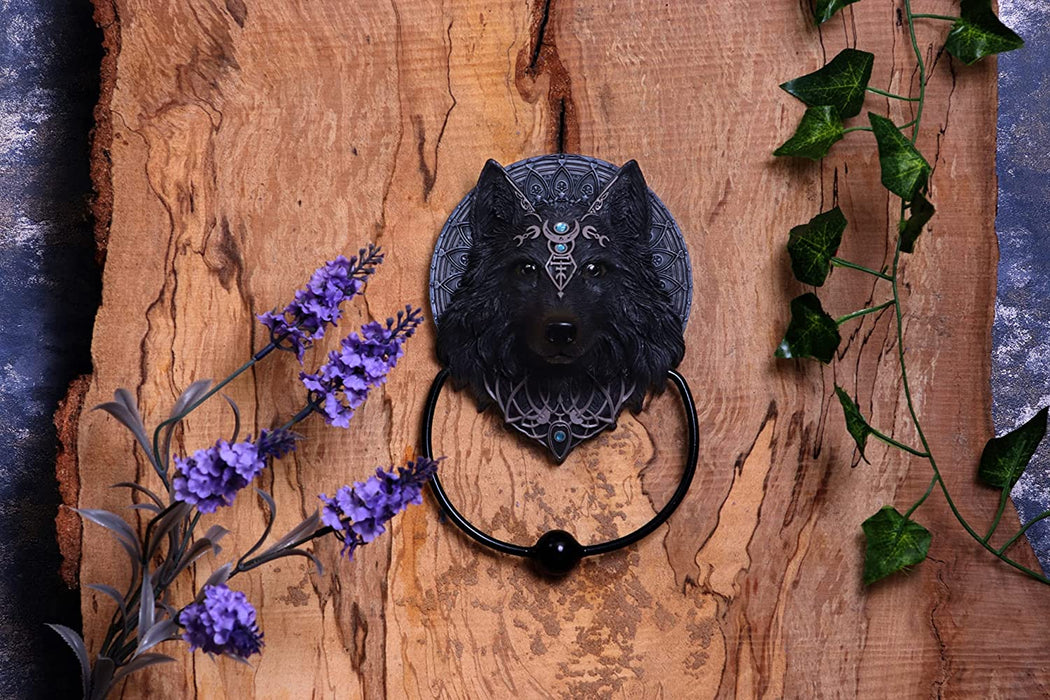Wolf Moon Door Knocker 20.5Cm