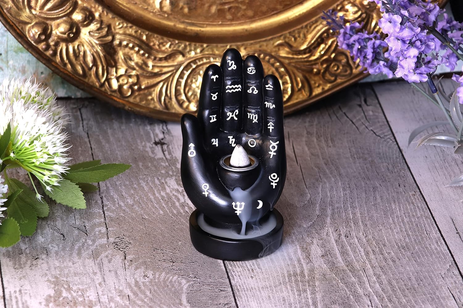 Hand Back Flow Burner Black 12Cm