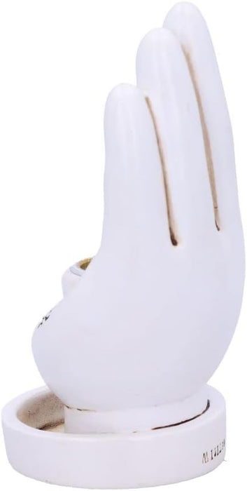 Hand Back Flow Burner White 12Cm
