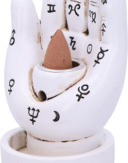 Hand Back Flow Burner White 12Cm