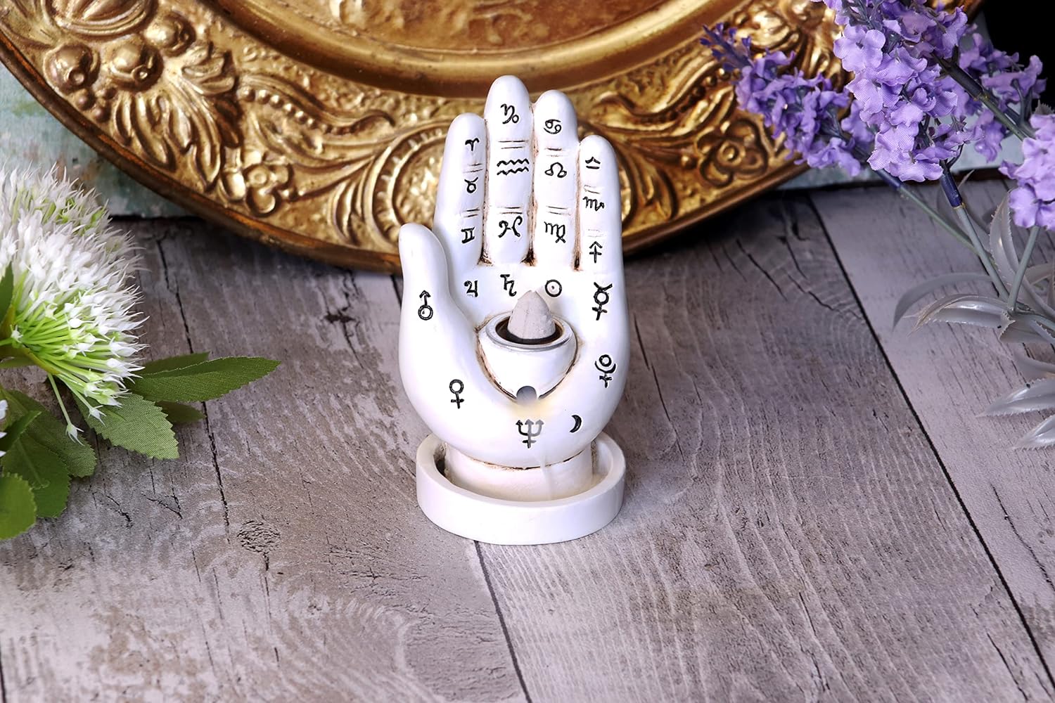 Hand Back Flow Burner White 12Cm