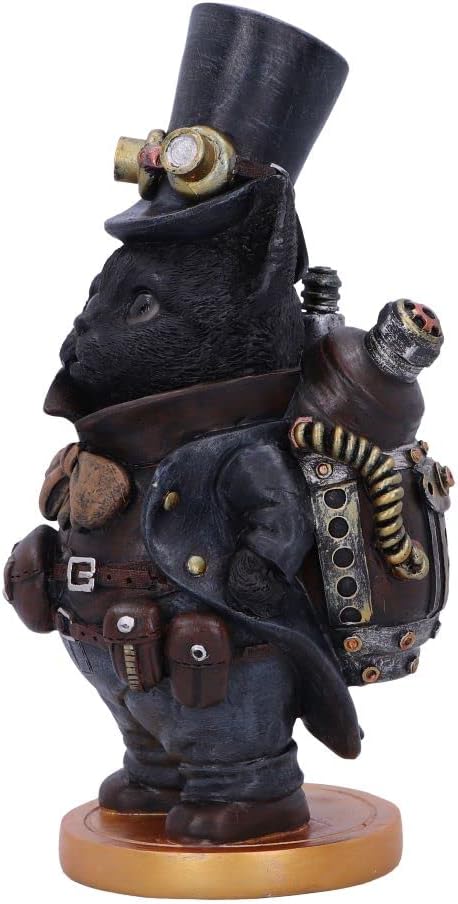 Nemesis Now Steamsmith's Cat 19.5cm, Black