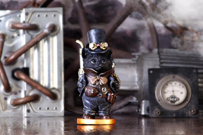 Nemesis Now Steamsmith's Cat 19.5cm, Black