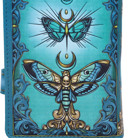 Nemesis Now Palmistry Embossed Purse 18.5cm, Polyurethane, Blue