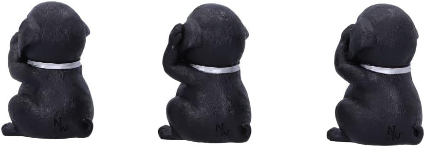 Nemesis Now Three Wise Labrador, nero, 8,5 cm, B5881V2